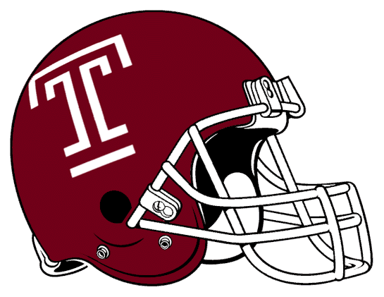 Temple Owls 1994-1995 Helmet Logo DIY iron on transfer (heat transfer)